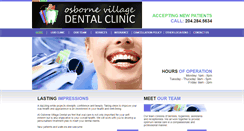 Desktop Screenshot of osbornevillagedental.com